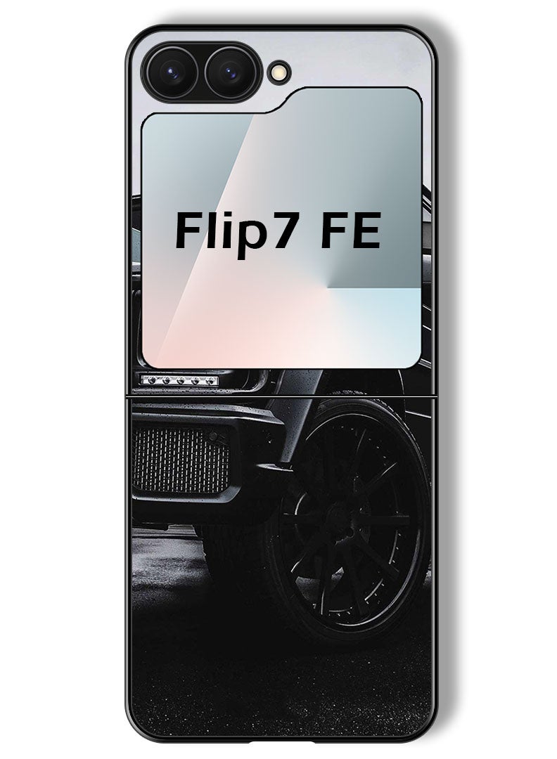 Theodor Case Compatible with Samsung Galaxy Z Flip 7 FE 6.7 Inch Protection Shockproof Bumper Cover Car (4) - Image 1