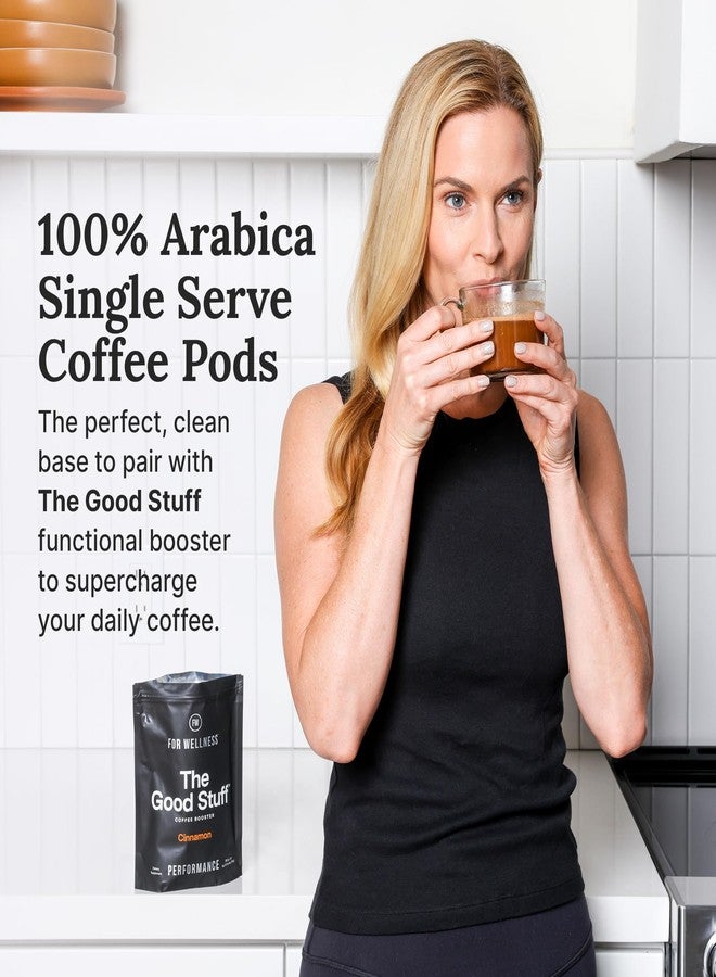 For Wellness Arabica Coffee Pods (24 Pods, Medium Roast) - Pair With The Good Stuff to Supercharge Your Coffee - Image 3