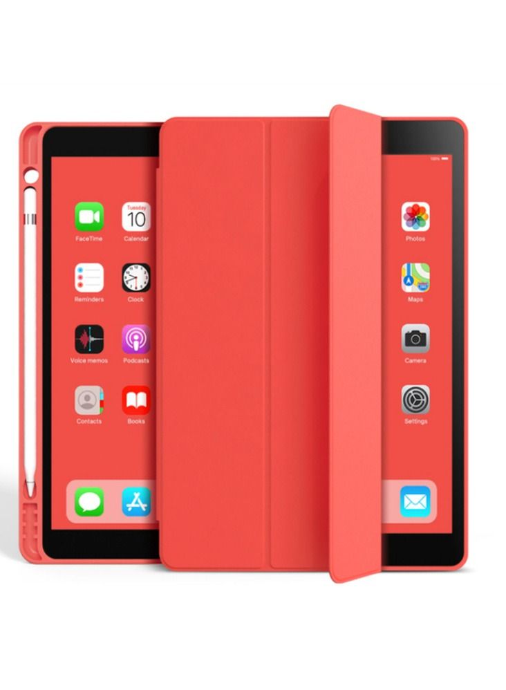 Loquat Red IPad Case With Pen Slot