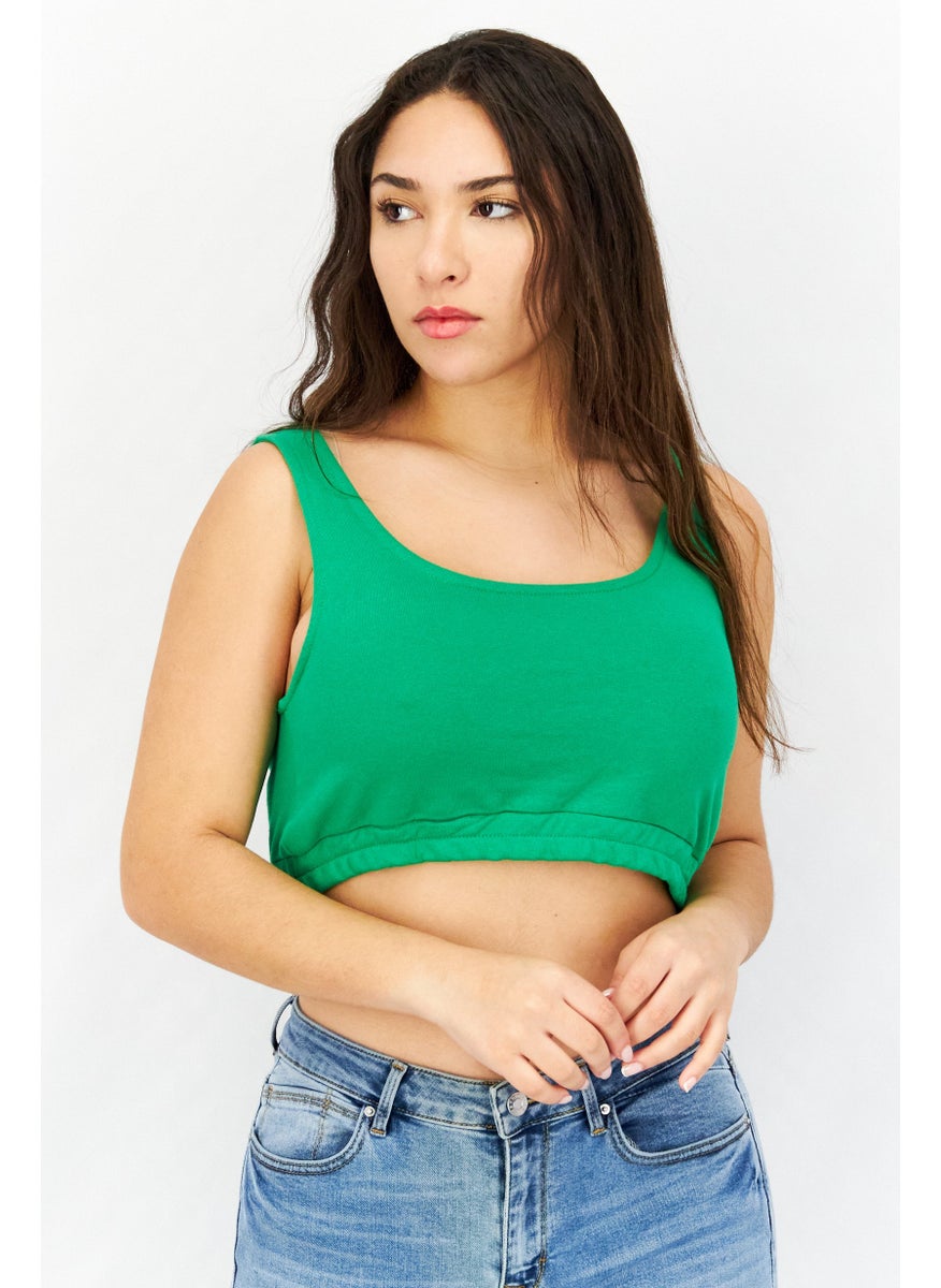 Women Scoop Neck Sleeveless Plain Bralette Top, Green - pzsku/Z4221A22F0D95CE468AA0Z/45/_/1737641935/7b63ca42-bb9c-4b27-8278-883fe6e5cf4a