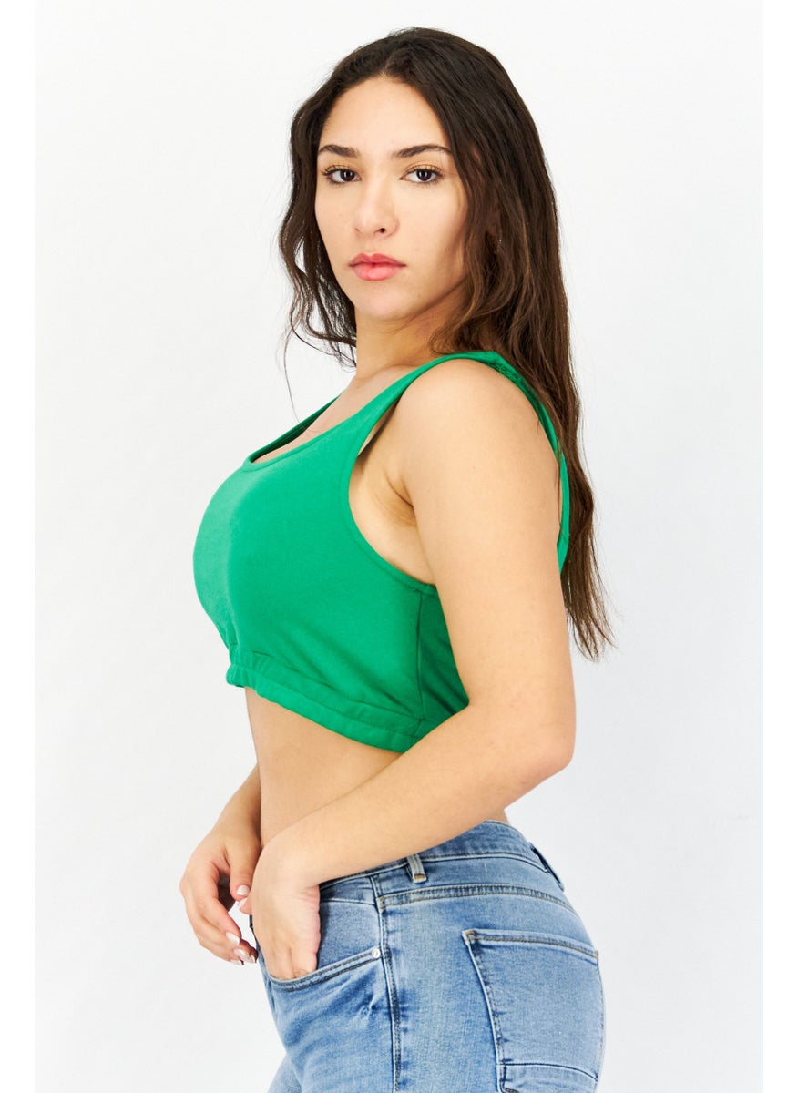 Women Scoop Neck Sleeveless Plain Bralette Top, Green - pzsku/Z4221A22F0D95CE468AA0Z/45/_/1737641954/5ab029c3-d715-4db3-9632-3b248c4d14c5