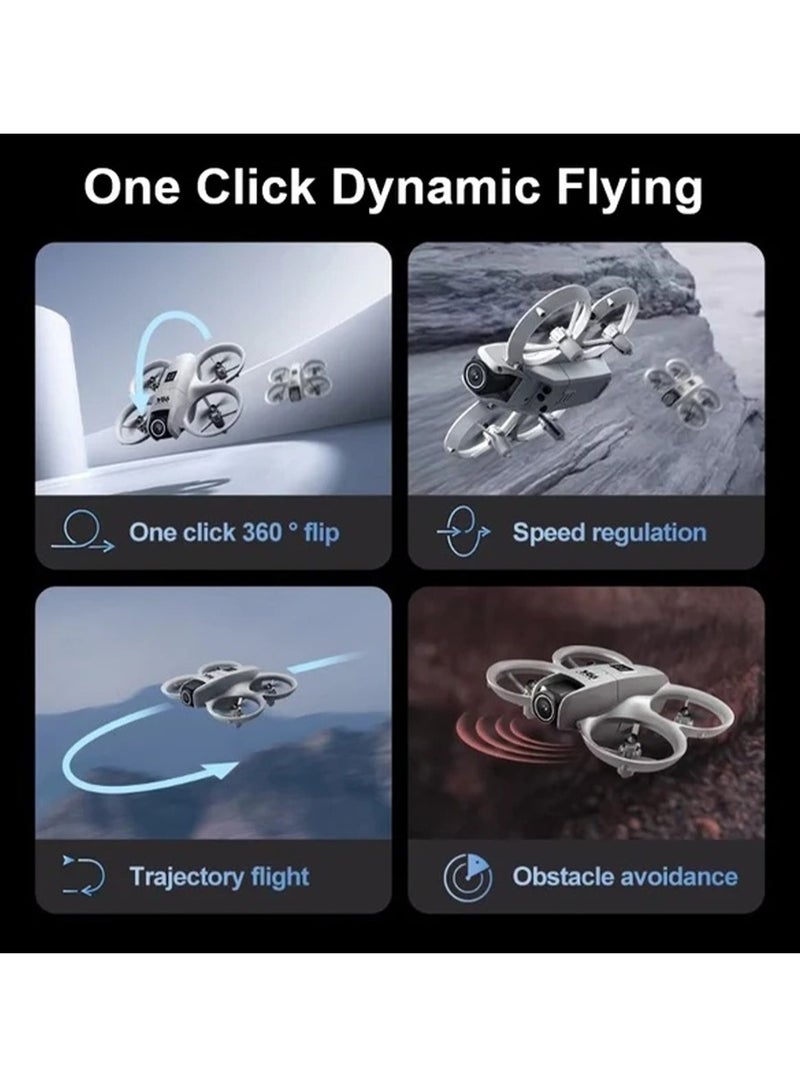 AL RAID Kids Fun Drone 2 – Easy-to-Fly Beginner Drone with 180° HD Camera, Obstacle Avoidance, 24-Min Flight Time, APP Control, Night LED Lights, Gesture Selfie & More – Perfect Gift for Kids & New Pilots - Image 5