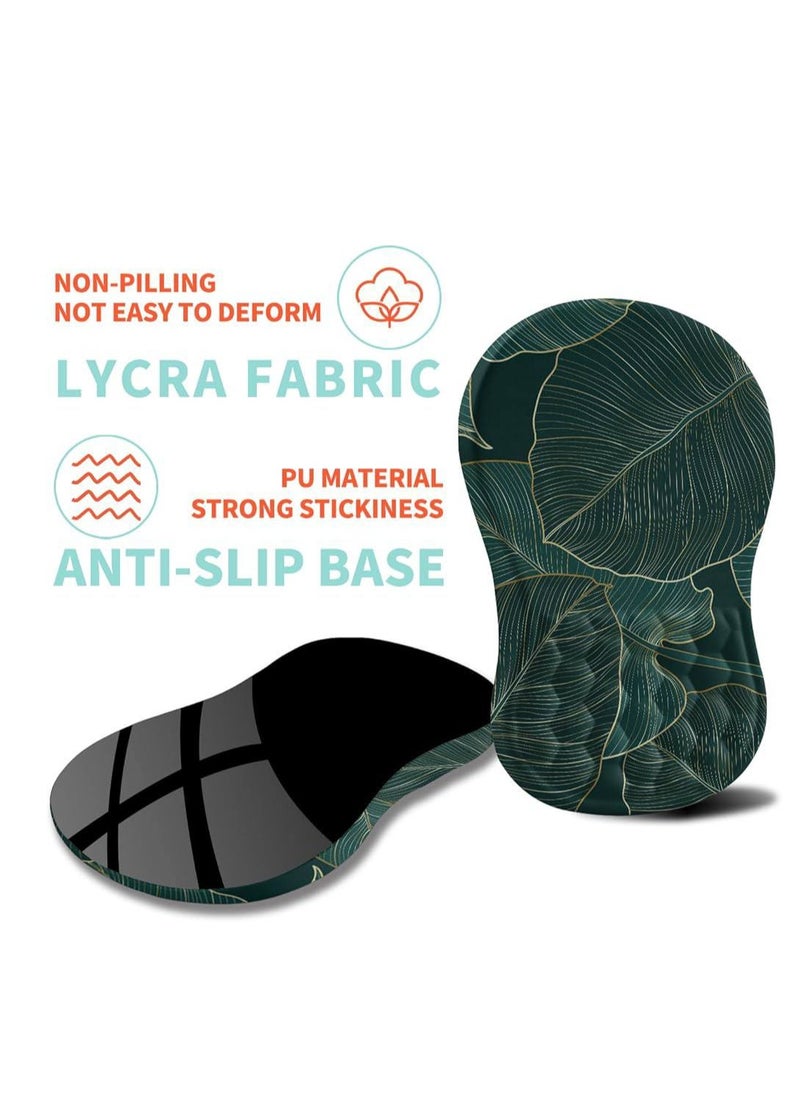Generic - Mouse pad with Gel  foam Cushion - Ergonomic Mouse pad with Wrist Rest - Non-Slip & Waterproof - Memory Foam Mouse Mat with Wrist Pad, Hand Rest Gel Pad Mouse, Keyboard, Computer - Image 1
