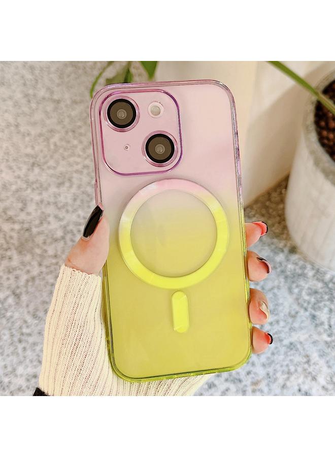Zaboon Case For iPhone 13 MagSafe Magnetic TPU + Acrylic Gradient Color Phone Case - Image 1