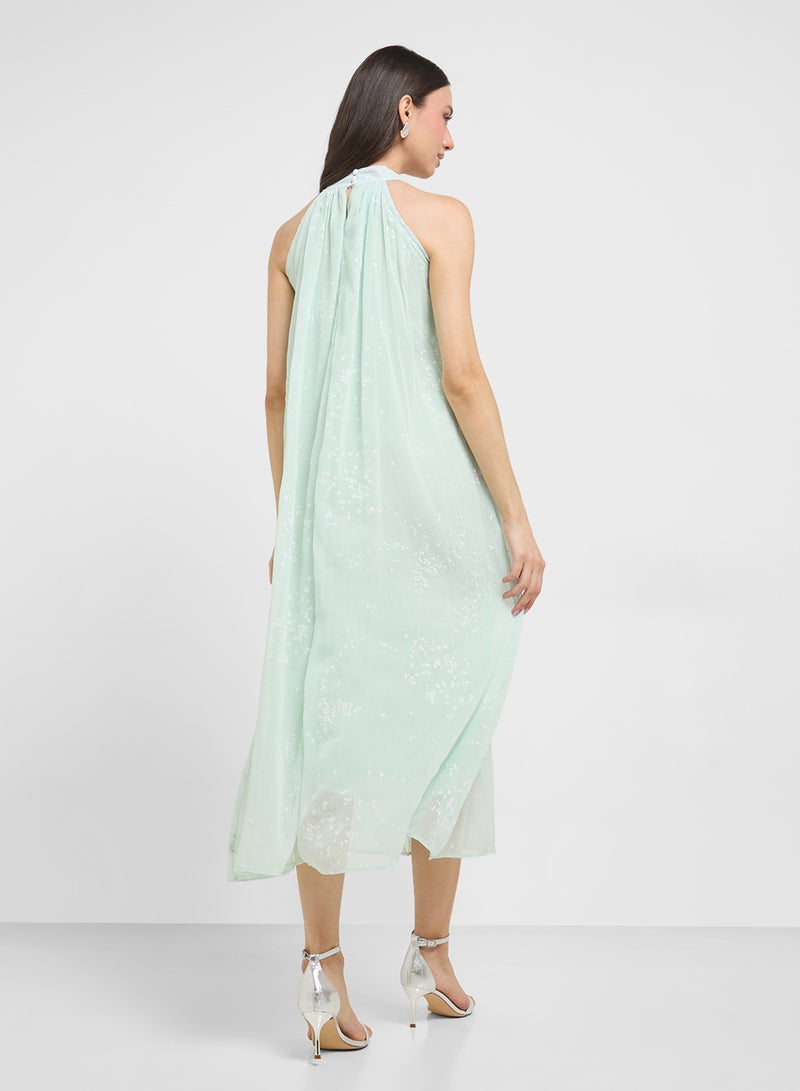 ELLA Dress With Halter Neck Detail  - Image 2