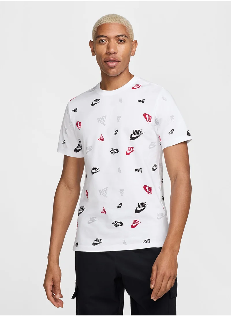 نايكي Nsw All-Over Printed T-Shirt