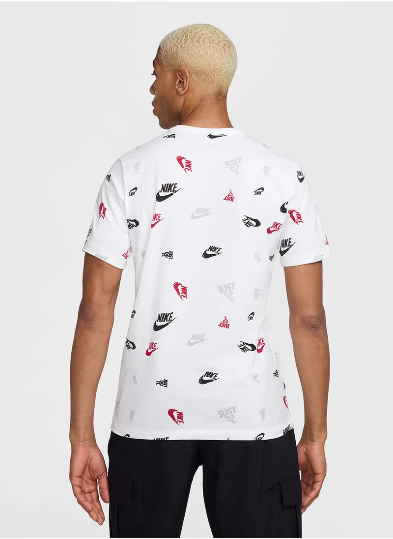نايكي Nsw All-Over Printed T-Shirt