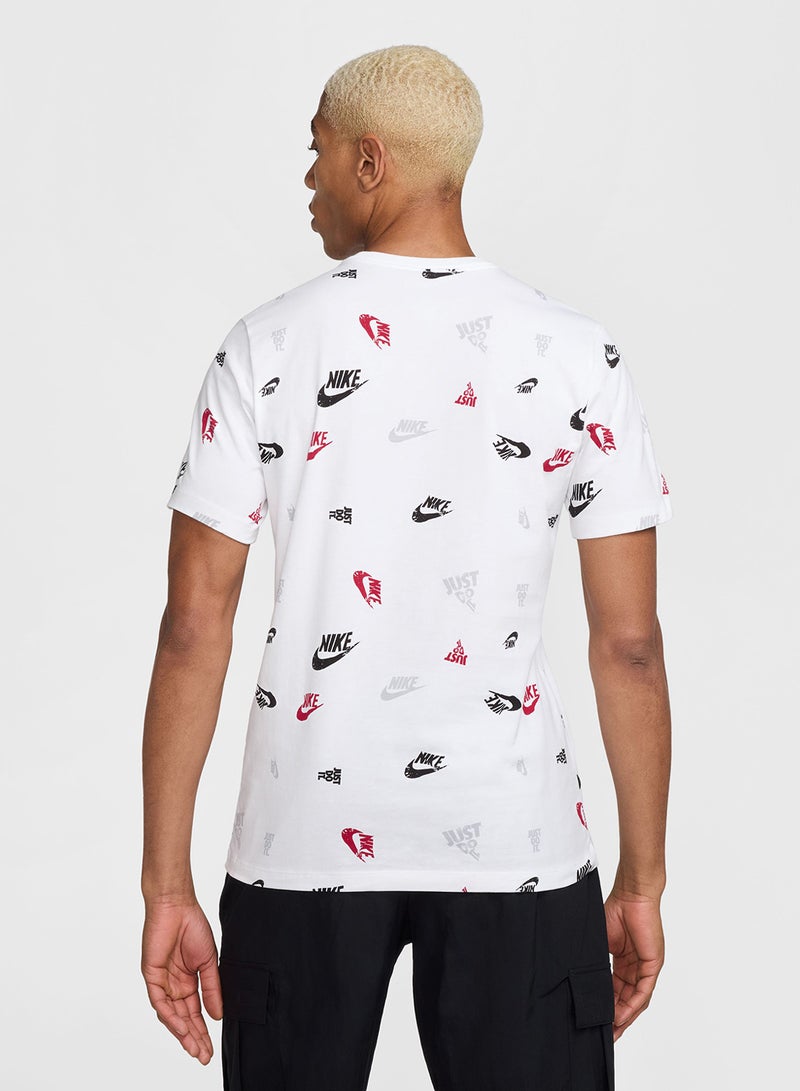 Nike تي شيرت مطبوع بالكامل من نيس و - Image 2