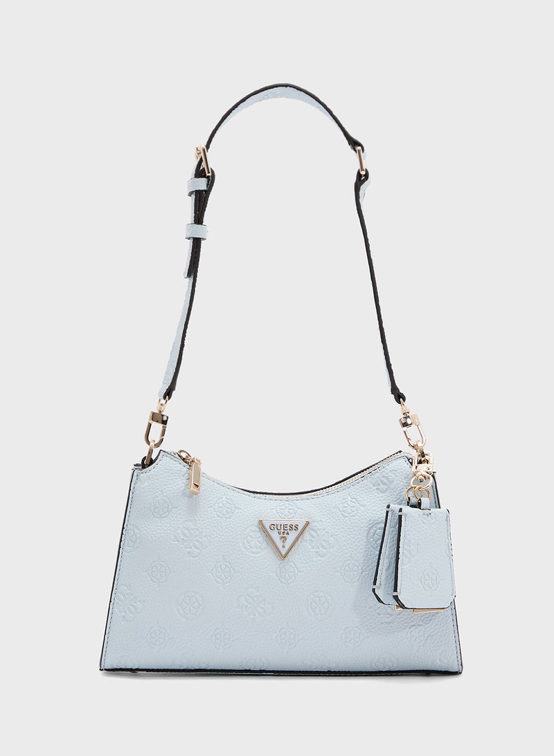 GUESS Cresidia Top Zip Shoulder Bag - Image 1