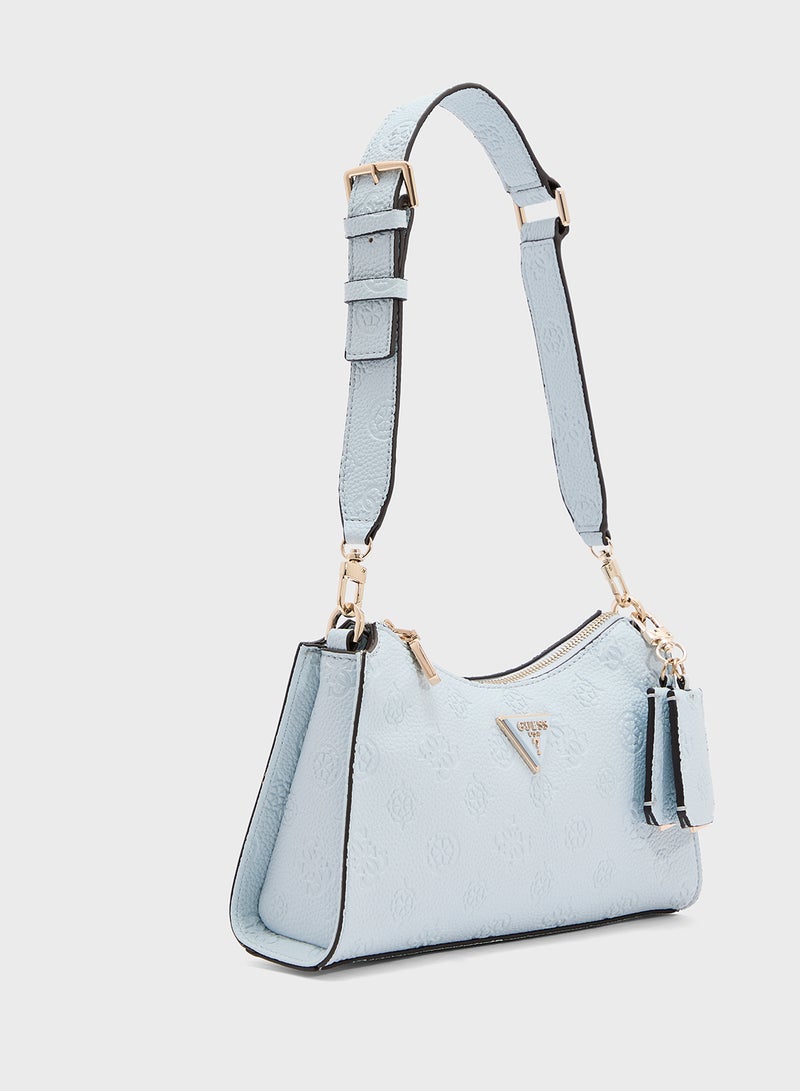 GUESS Cresidia Top Zip Shoulder Bag - Image 3