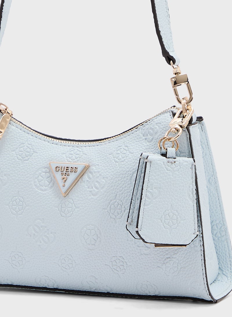 GUESS Cresidia Top Zip Shoulder Bag - Image 4
