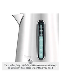 Sage Sage - The Soft Top Luxe - 1.7L Quiet and Cordless Kettle with Splash Proof Lid, Brushed Stainless Steel - UAE Version, 2 Year Manufacturer Warranty  - Image 5