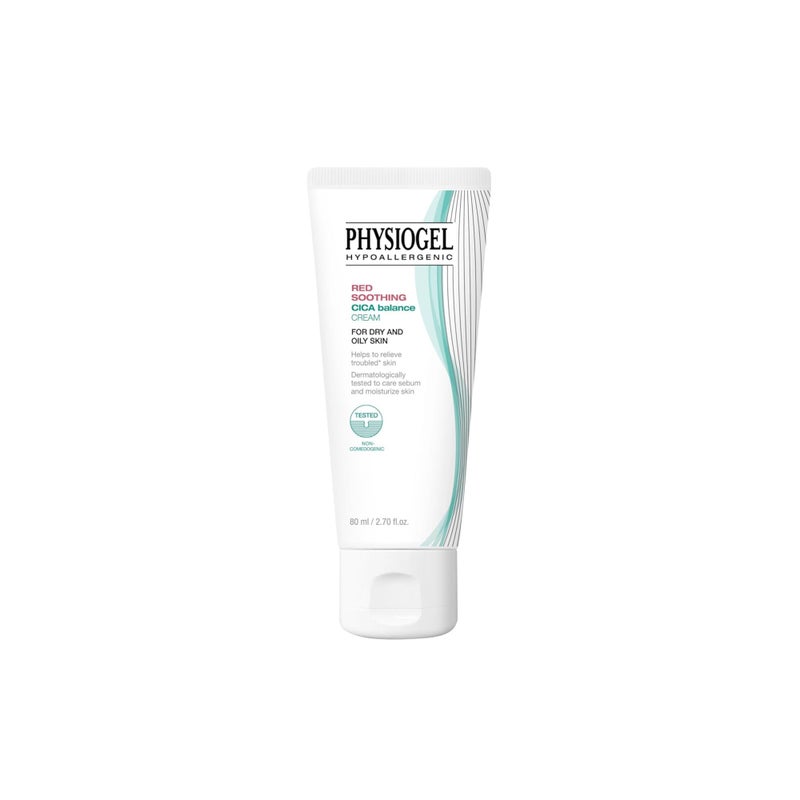 Physiogel Physiogel Red Soothing Cica Balance Face Cream Moisturizer for Men & Women - Manages Skin Troubles, Soothes Irritation & Redness while Controlling Sebum - Cica, PEA, Niacinamide, Panthenol