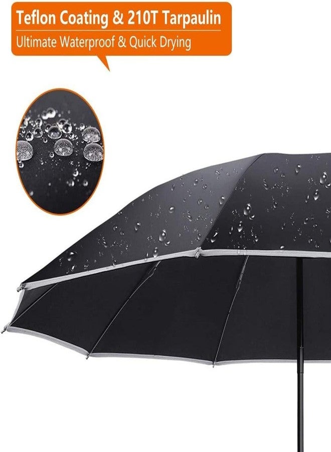 MIXEN Reverse Folding Umbrella with Night Reflective Stripe Automatic Open Close 8 Steel Ribs Windproof Waterproof UV Sun Protection Lightweight for Car Travel Outdoor - Image 3