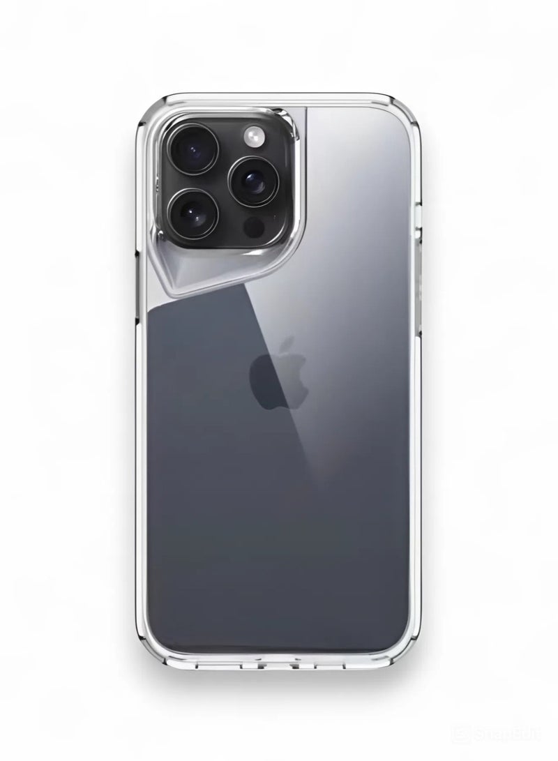 جيرفور جراب موبايل ايفون 12 (iPhone 12) مضاد للصدمات, غطاء حماية مضاد للخدش, مصنوع من البولي يورثين الحراري عالي الجودة - شفاف - Image 1