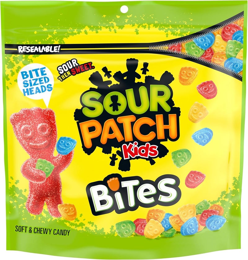 Sour Patch Kids حلوى سور باتش كيدز الناعمة والمطاطية، 12 أونصة - حلوى مطاطية حامضة - Image 1