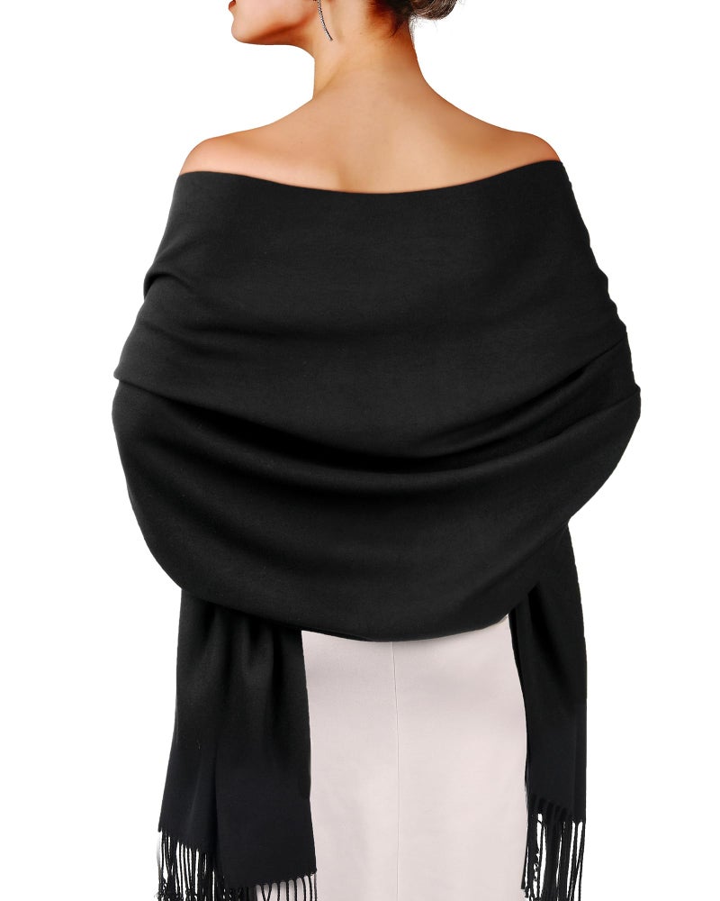 FURTALK Pashmina Shawls and Wraps for Evening Dress Women's Scarf Wedding Bride Bridesmaid Gifts Winter Scarves - Image 1