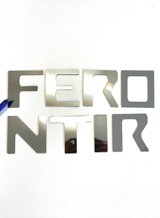 Rear Tailgate Letters Compatible with Frontier 2022-Up ABS Plastic Inserts NOT Decals (Chrome) - Image 2