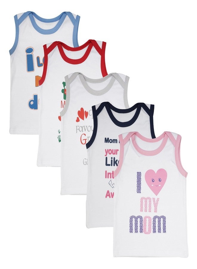 First Kids Step FARETO Babies Cotton Tee (Di-Grandpa-Cut_White-6-9 Months, Multi-Colored, 6-9 Months) - Image 1