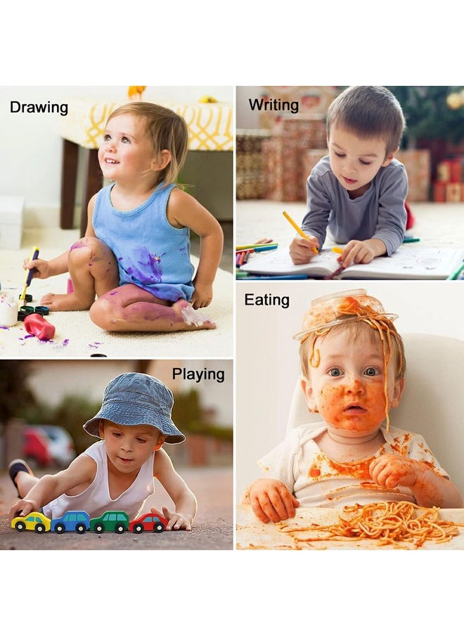 Bolaz - Painting Smocks For Kids 2 4 Art Smocks Eating With Pockets Childish Truck Excavator Waterproof Long Sleeve Toddler Infant Children Apron - Image 1