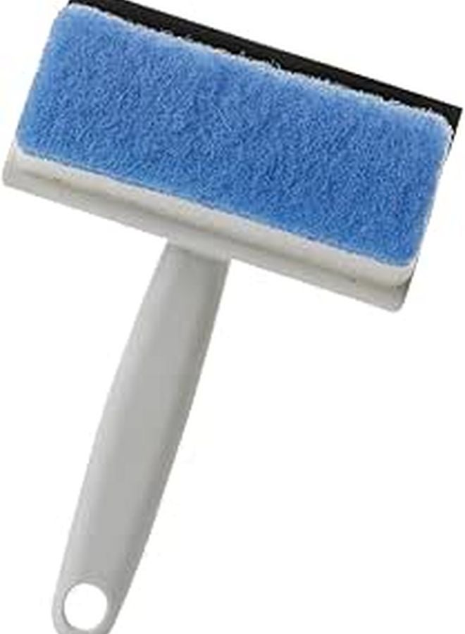 Multifunctional Double Sided Glass Squeegee With Cleaning Brush For Bathroom Kitchen Window Mirror - Image 1