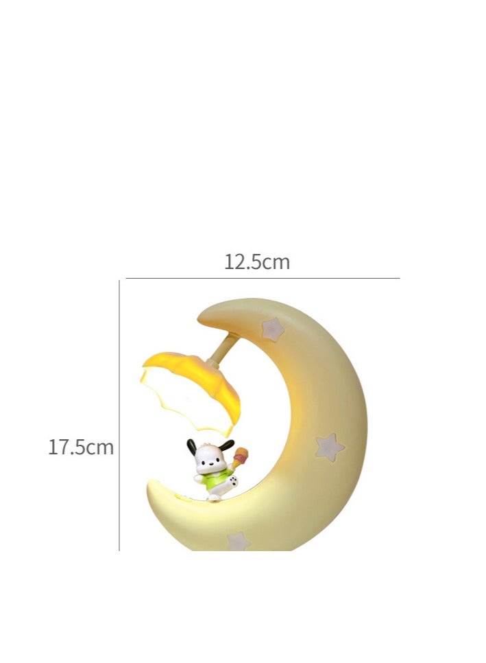 GUDOO Cute Anime Character LED Night Light Kuromi Cinnamoroll Pacha Kawaii Night Lights for Room Rechargeable Desk Shelf Ornament Bedside Lamp - Image 4