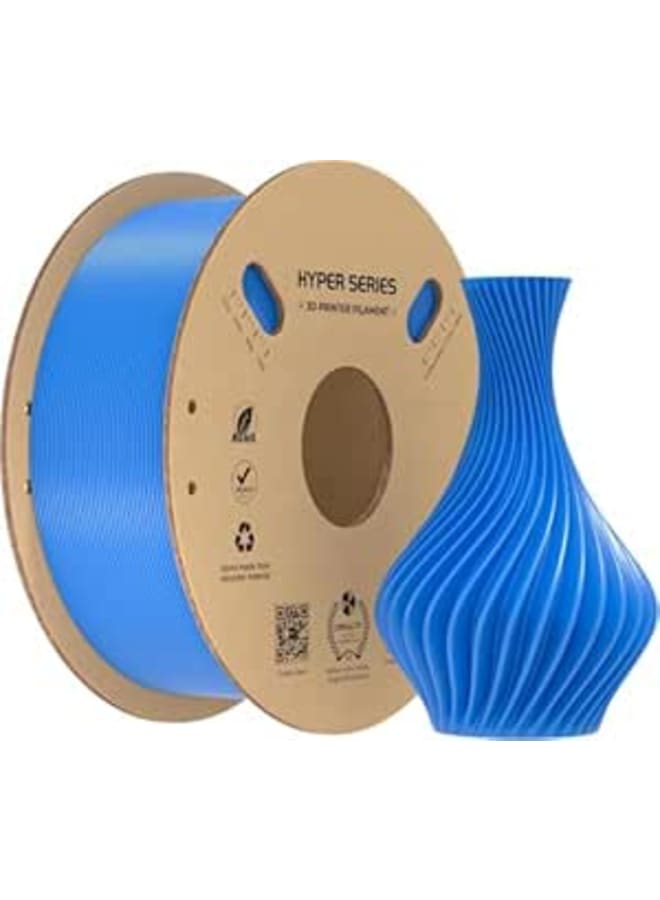 Hyper PLA Filament 1.75mm 1Kg Roll for 3D Printer (Blue, 1.75mm)