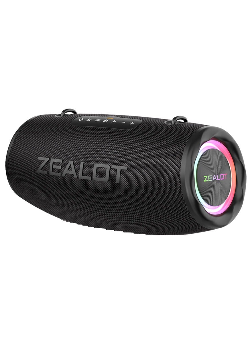 Zealot ZEALOT S87 80W Bluetooth Speakers 16000mAh Battery 36 Hours