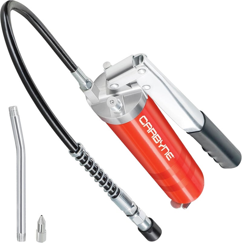 Carbyne Heavy Duty Professional Quality Lever Handle Grease Gun, 4000 PSI - Image 1