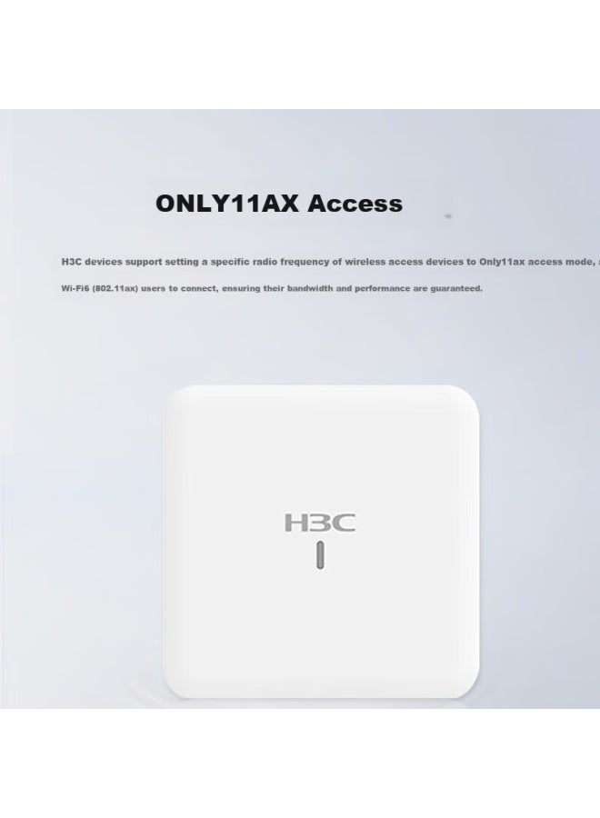 H3c Wifi6 Wireless Ap 3000m Dual-band Four-stream Gigabit Indoor Ceiling Enterprise-level Whole-home 5g Wireless Access Point With 100/2.5g Optical Port Wa6520-fit - Image 3
