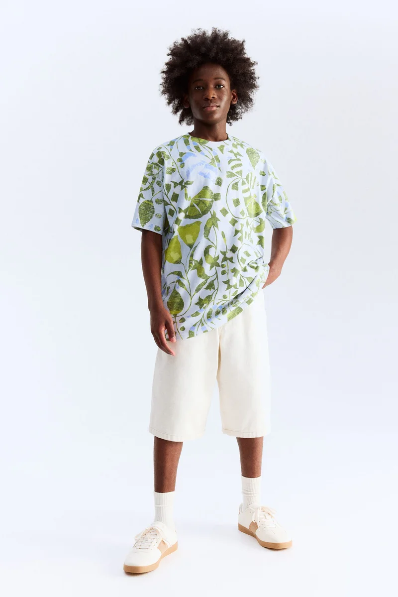 H&M Printed cotton T-shirt