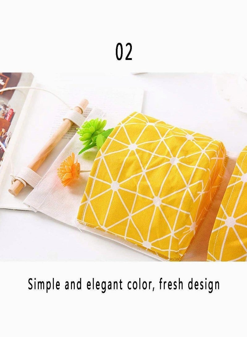 Zikra Wall Hanging Storage Bag Waterproof Over The Door Closet Organizer Organizer Linen Farbric Hanging Pocket Organizer with 3 Remote-Sized Pockets for Bedroom - Image 5