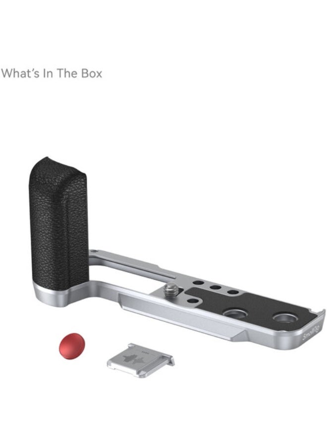 SmallRig L-Shape Mount Plate with Handle for FUJIFILM X100VI / X100V (Sliver) 4555B - Image 4