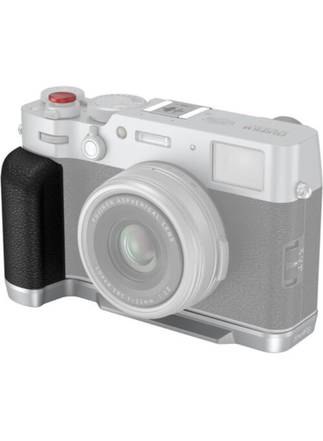 SmallRig L-Shape Mount Plate with Handle for FUJIFILM X100VI / X100V (Sliver) 4555B - Image 1