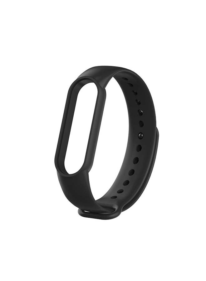 MARGOUN Replacement Silicone Band Strap For Xiaomi Mi 5/6 Black