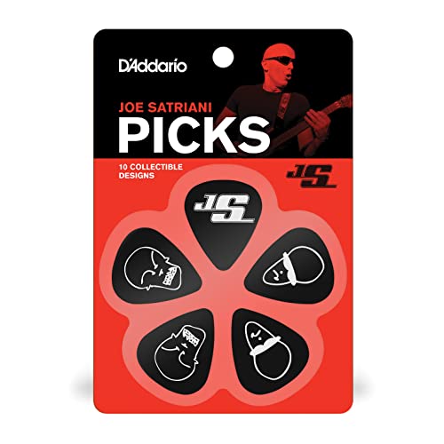 Planet Waves D'Addario Joe Satriani Guitar Picks, Black, 10 pack, Heavy - Image 3