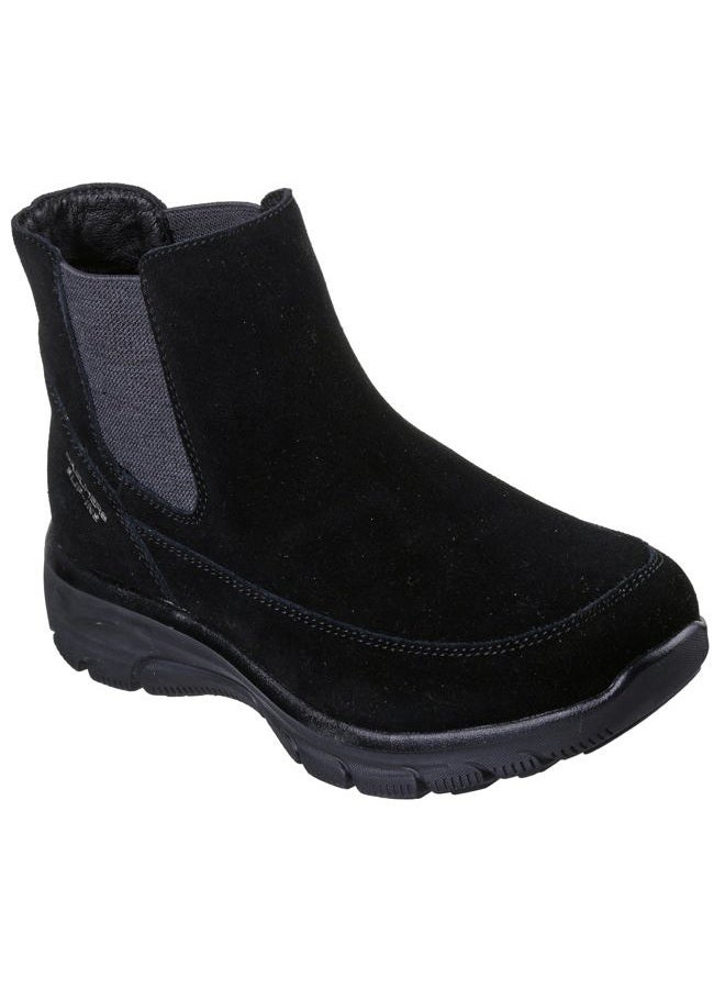SKECHERS حذاء نسائي سهل الارتداء - كاجوال أيقوني بدون استخدام اليدين، كاحل، أسود/أسود، 35 EU - Image 3
