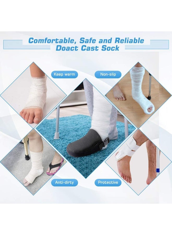 SYOSI Cast Sock Cover Foot Toe, Foot Support Plaster Shoes for Joint Sprain Fracture Rehabilitation - Image 2