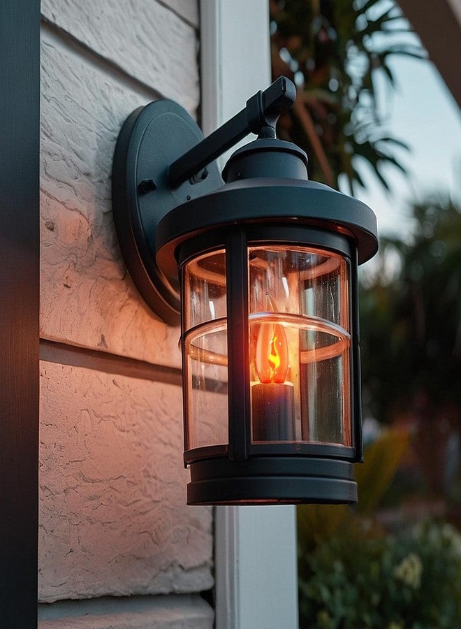 Hompavo E26 Upgraded Flame Light Bulbs, Flickering Fire Light Bulbs Flame Candle for Halloween Christmas Party Patio Porch Home Indoor & Outdoor Decorations - 6 Pack - Image 5
