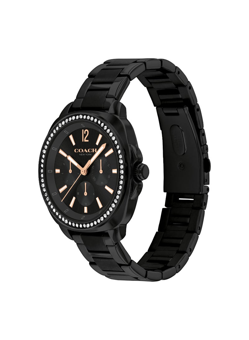 COACH Watches Tonneau Analog Women'S Black Case Watch - 14504396 - Image 1