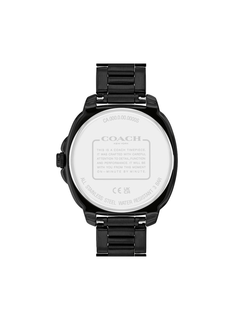 COACH Watches Tonneau Analog Women'S Black Case Watch - 14504396 - Image 3