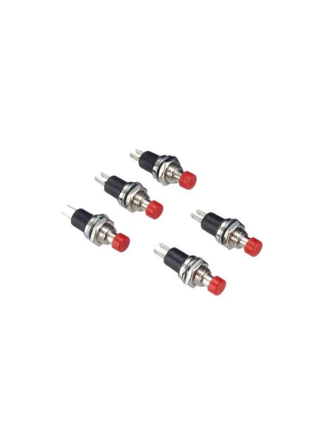 Omega Omega-Push Button Momentary Switch N.O. 0-1/N.C. 1-0 - 500MA-250V - Red 