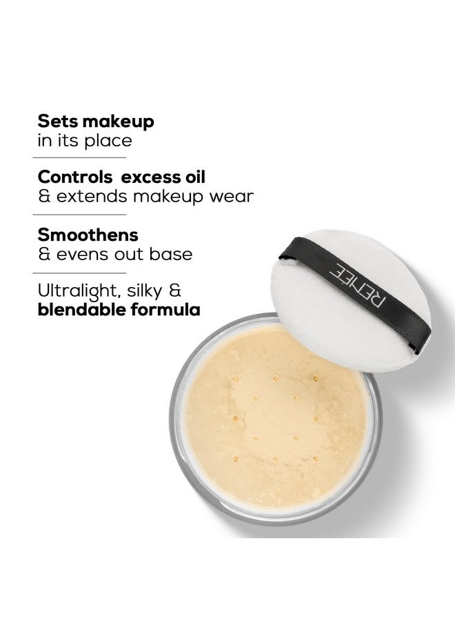 RENEE Pro Banana Loose Powder - Medium Beige - Sets Makeup, Extended Wear & Controls Shine - Vitamin C & E Infused Formula For Flawless Mattified Skin - 10 Gm - All Skin Type - Image 4
