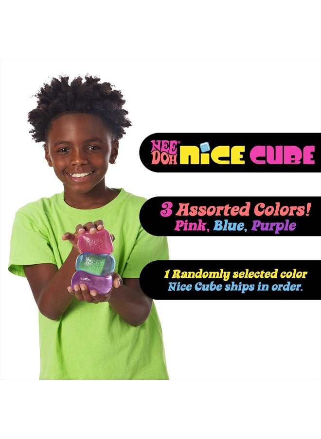 Schylling NeeDoh Nice Cube, Super Solid Squish, 2.25" Cube, Color May Vary (Pack of 1)  - Image 3