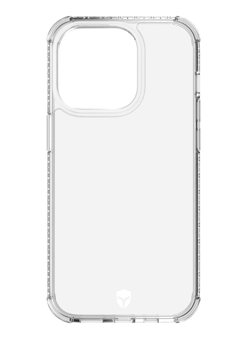 FORCE - Force Case iPhone 14 Pro AIR Reinforced Case Lifetime Warranty Transparent 50% Recycled Plastic - Image 1