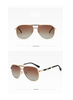 BENTLEY New BENTLEY Fshion High Quality Sunglasses Men's Polarized Sunglasses Gold Frame Gradient Brown  - Image 2