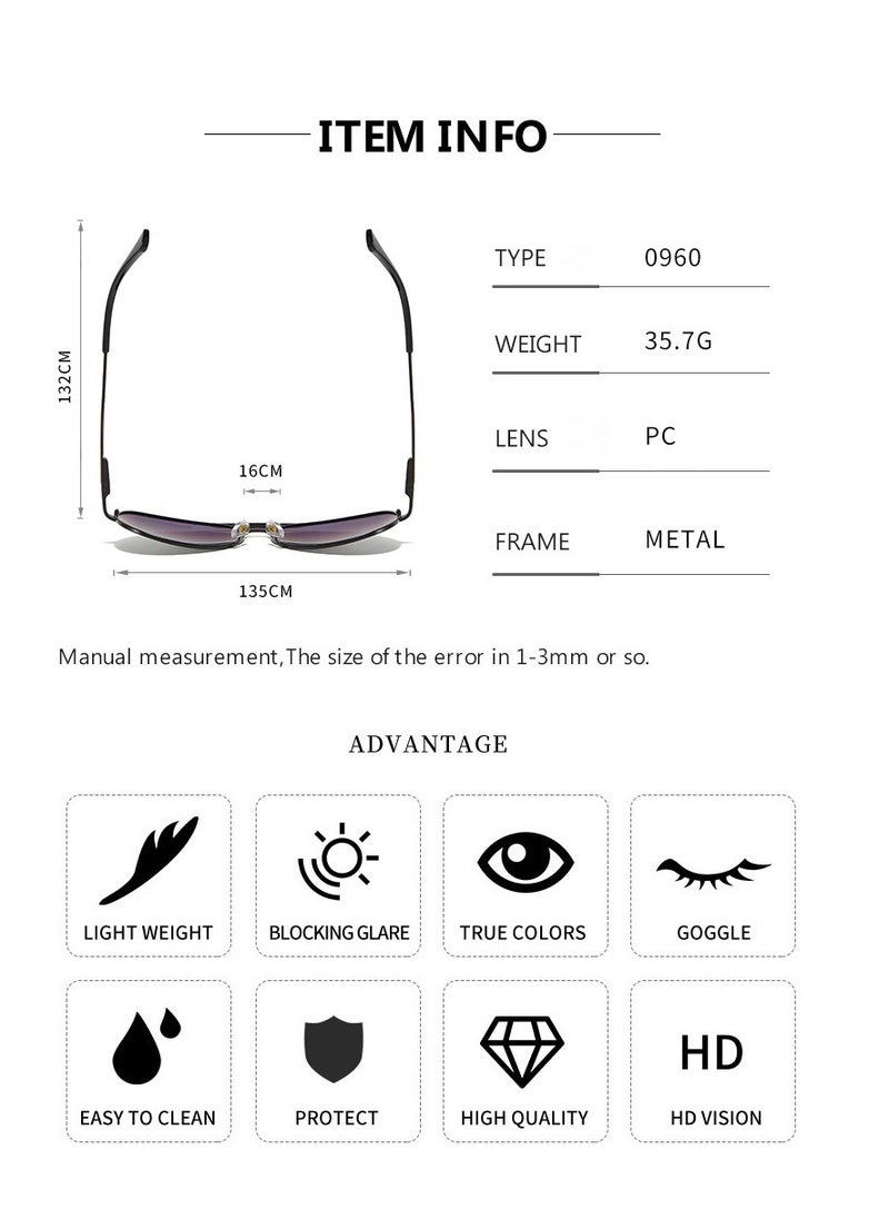 BENTLEY New BENTLEY Fshion High Quality Sunglasses Men's Polarized Sunglasses Gold Frame Gradient Brown  - Image 4