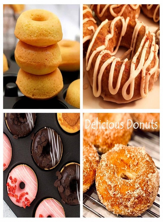 DWWTKL 12-Cavity Nonstick Donut Pan Baking Ring Doughnut Pans for Bread Muffin Oven Baking Pastries Pan - Image 5