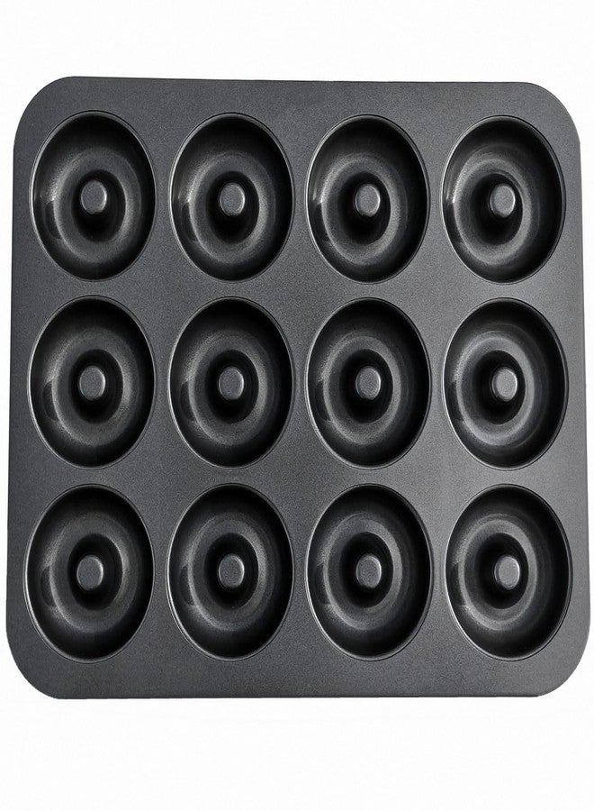 DWWTKL 12-Cavity Nonstick Donut Pan Baking Ring Doughnut Pans for Bread Muffin Oven Baking Pastries Pan - Image 1