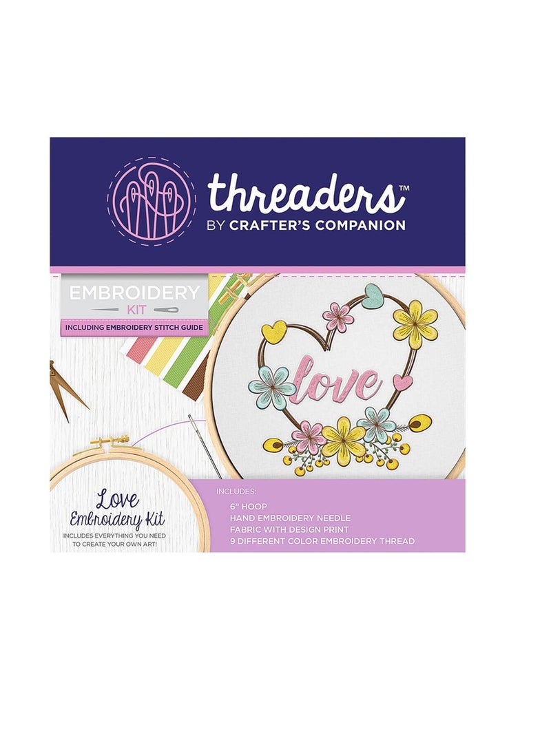 Crafter's Companion Embroidery Threaders Kit Love - Image 3